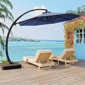 clearance on patio umbrellas Open-Box Round Solar LED Umbrella This umbrella is perfect for your garden Patio Umbrellas Are Discounted During