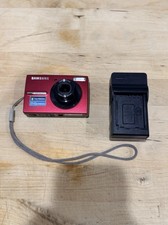 Samsung L200 Digital Camera 10.2MP 3x Zoom Red Tested