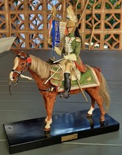 Marcel Riffet 1° Empire Dragon de la Garde Officier Porte Drapeau à cheval