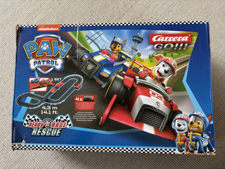 CARRERA GO PAW Patrol Ready Race Rescue 1:43 Rennbahn plus 3 Autos defekt