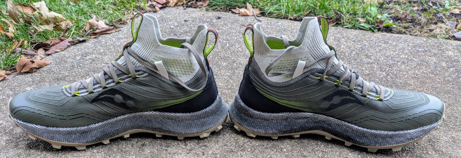 Saucony Endorphin Trail  Shoes Speedroll Tech PWR Trac Soles Men's 13 D Great