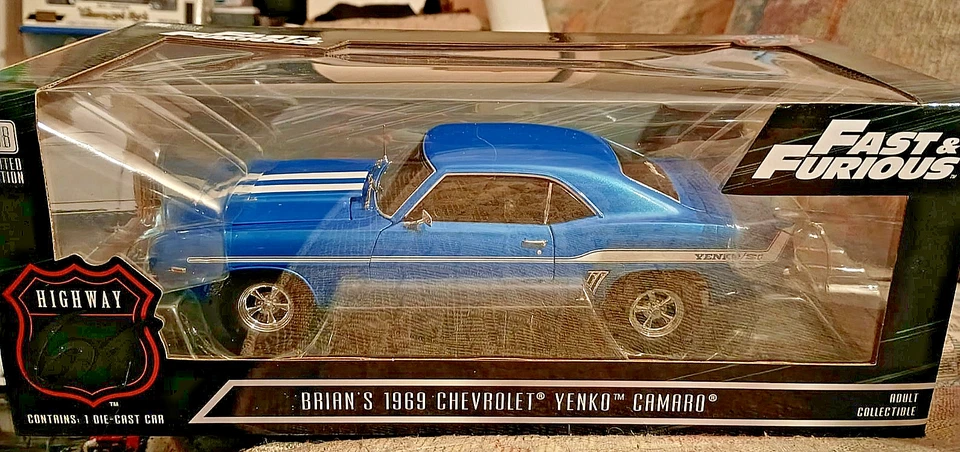 Highway 61 Fast & Furious Brian's 1969 Yenko 427 Camaro 1/18 - Image 2 of 4