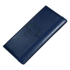 24 x 12.8 cm PU Leather Car Registration and Insurance Holder, Blue