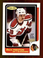 1986-87 O-Pee-Chee #61 Rich Preston NMMT