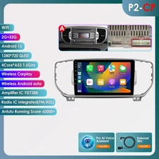 9'' For KIA Sportage KX5 2016-2018 CarPlay Radio Stereo Android 14 GPS Navi SWC