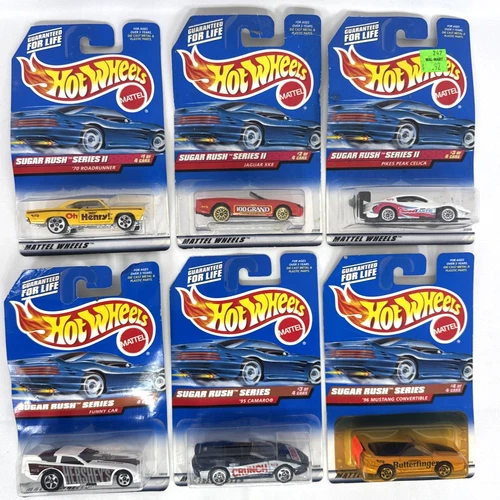 Hot Wheels 1990s 2000s Classic Mainline 6 Lot NIP Vintage Diecast Cars New