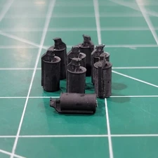 Custom 1:12 scale smoke flash grenades 8 pack marvel legends gi joes cobra 