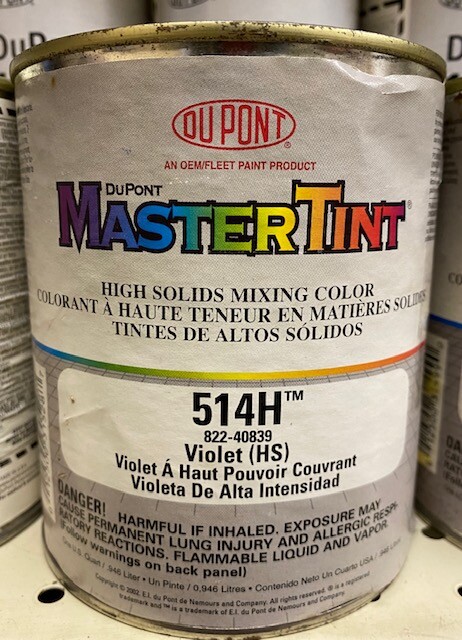 DuPont Mastertint Master Tint 514H Violet (HS) Quart