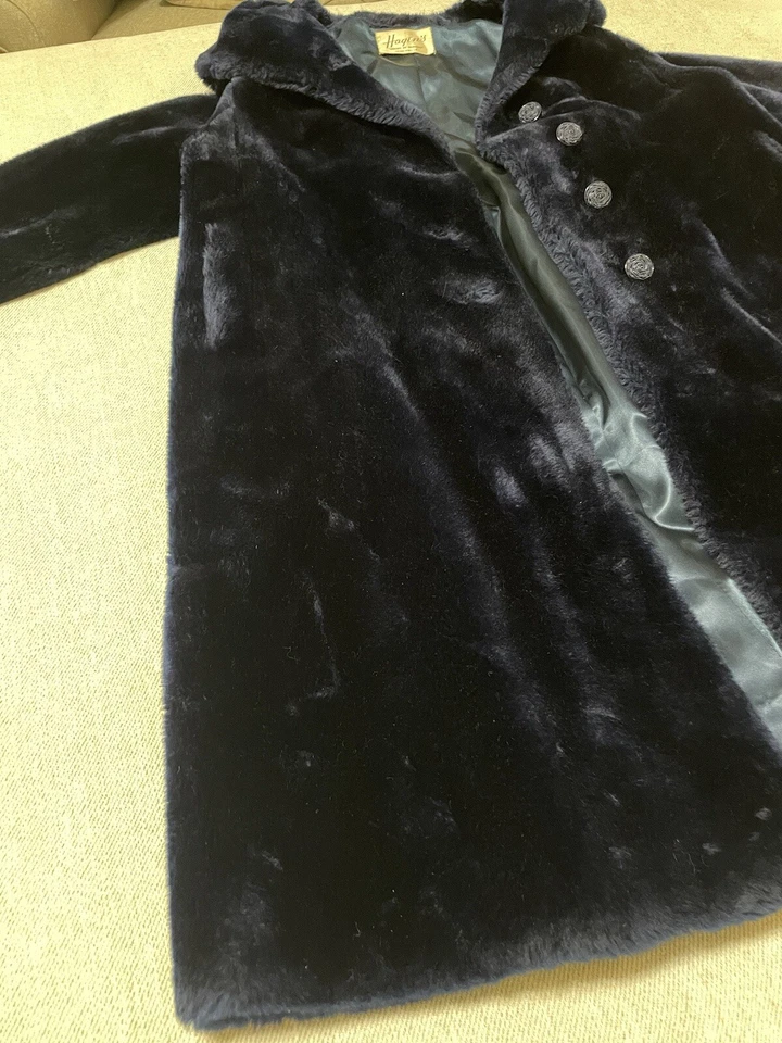 Abrigo de piel de organa azul vintage Hagen’s house of fashion ver fotos usado en excelente estado Foto 4 de 4
