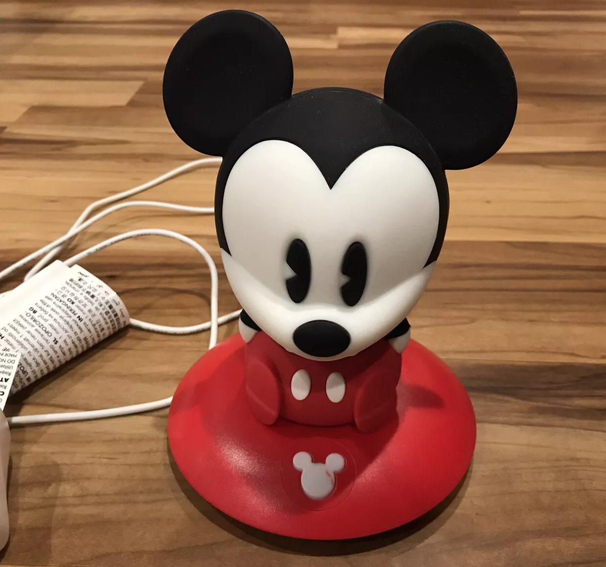Disney Mickey Mouse Phillips SoftPals Rechargable Night Light with Charger