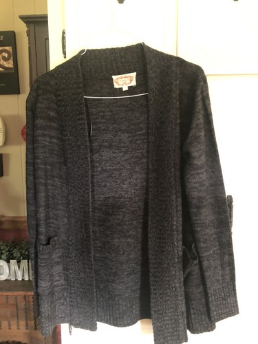Long Sleeve Open Front Sweater Cardigan 