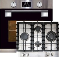 Kaiser Gas Herd Set Eh 6337 + Kg 6364, Elektro Backofen 79L + Gas Kochfeld 60 Cm