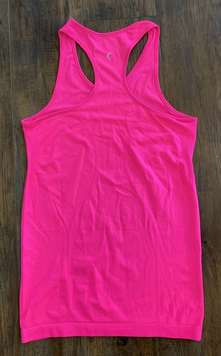 zyia hot pink copper charged tank