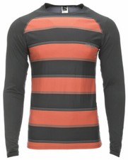 O'Neill SEQUEL SKINS LS Schwimmshirt Surfshirt + 40 UV-Schutz grau-orange