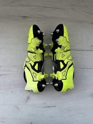 Adidas X 15.1 SG Leather Lime Football Cleats Boots US8 UK7 1/2