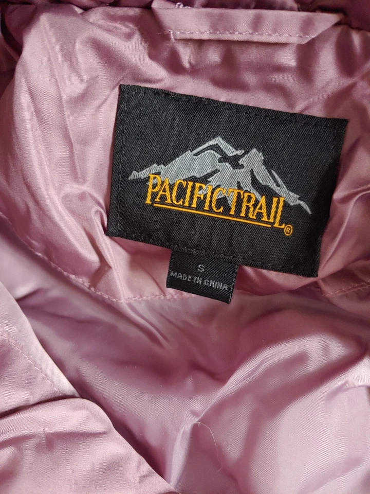 NWT Pacific Trail Quilted Women's Quilted Coat Jacket S Lilac Chalk Purple - Image 3 of 4