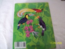 Crafts How To Draw Birds Instruction Book w/12 new Colored Pencils