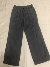 Boys Size XS 4/5 Lined Gray Pull-On Pants EUC