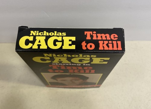 Nicholas Cage Time to Kill VHS with Case 1990 Quality Video - Picture 5 of 9
