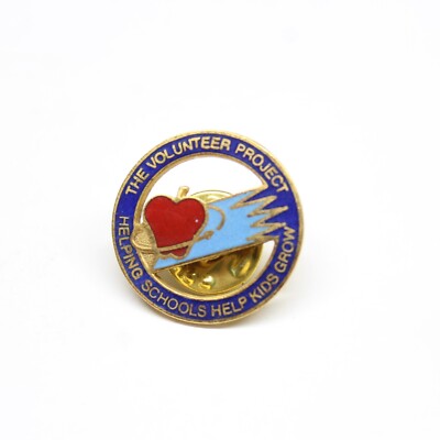 The Volunteer Project Helping Schools Help Kids Grow Pin Lapel Enamel