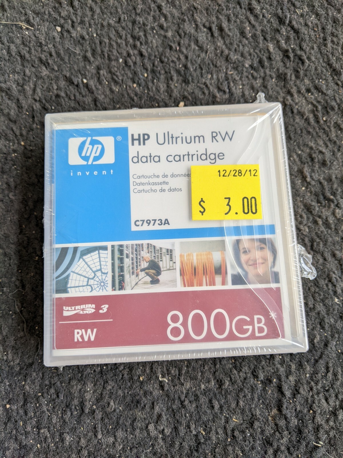 Cartouche Bande LTO-3 Ultrium RW 800GB HP C7973A - NEUVE, Origine Japon