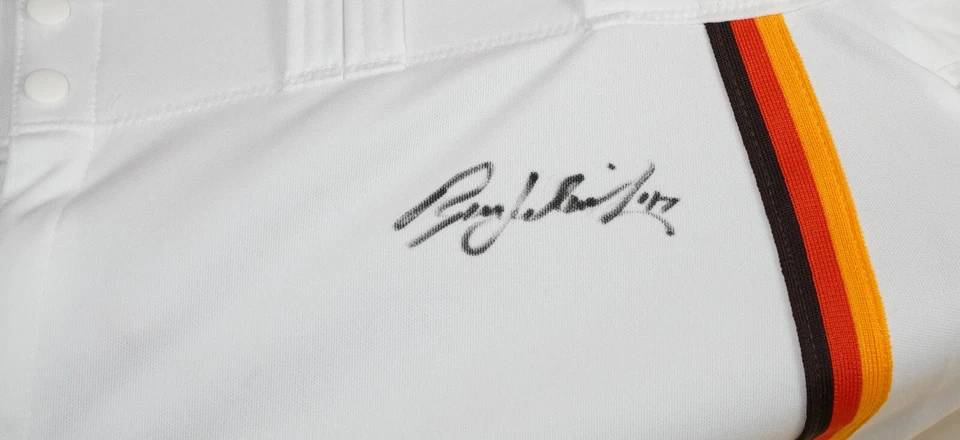 Pantalones de los Padres 1984 usados firmados por Ryan Ludwick certificado de autenticidad PSA/DNA 2010 autógrafo Foto 2 de 4