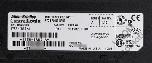 Surplus Allen Bradley 1756-IR6I/A RTD ANALOG INPUT 6PTS - Bild 2 von 7