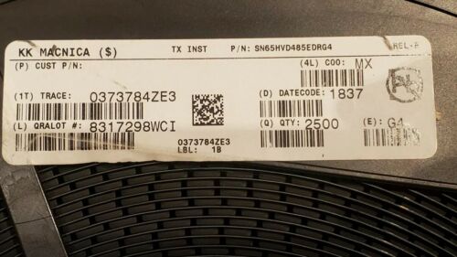 (10 pic) Texas instruments( SN65HVD485EDR) Half-Duplex RS-485 Transceiver - Picture 9 of 12