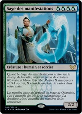 MTG Magic STX - Manifestation Sage/Sage des Manifestations, French/VF