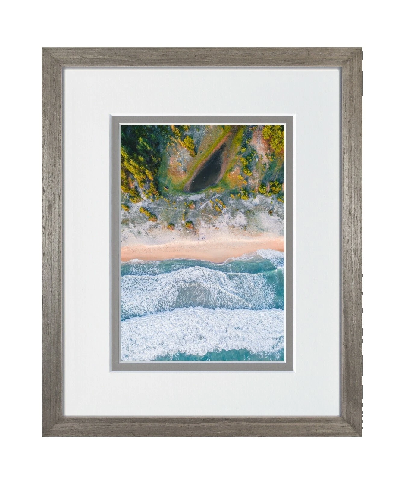 Marcos para fotos contemporáneo blanco de madera