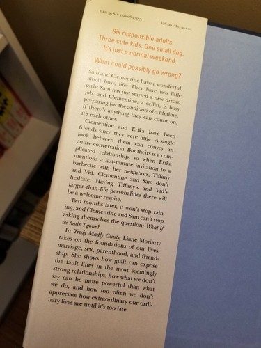 Truly Madly Guilty by Liane Moriarty 2016 TRUE 1st Edition 1st Print HB DJ LNC!! - Imagen 6 de 10