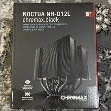 Noctua NH-D12L chromax.black CPU Black Cooler