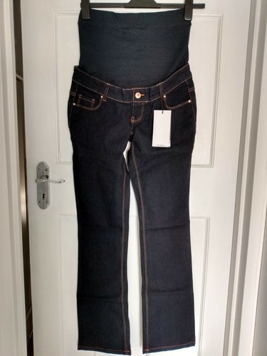 OVER BUMP BOOTCUT MATERNITY JEANS, SIZE 