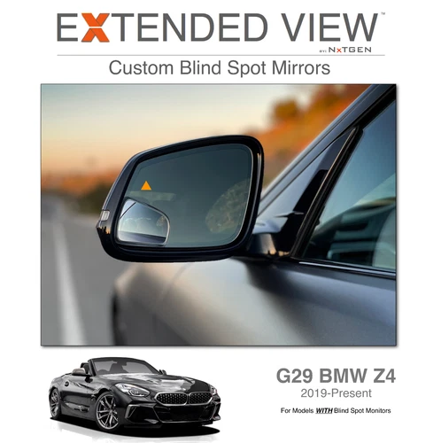 BMW Z4 Blind Spot Mirrors | For BMW G29 Models (WITH Blind Spot Monitors)