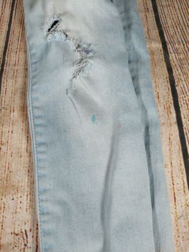 Teen Girls 9/29 Skinny High Rise Blue Jeans By YMI - Picture 2 of 7