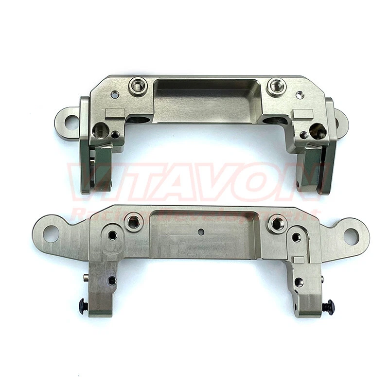 Vitavon CNC Alu7075 Front & Rear Bumper Mount for Axial SCX6 Honcho 1/6 titanium - Image 4 of 4