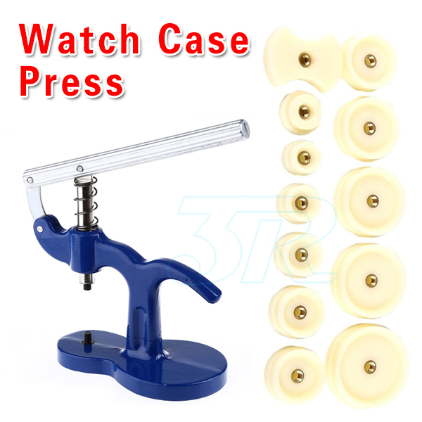 Watch Case Press Kit 12 Dies Back Cover Closer Watchmaker Replacement
