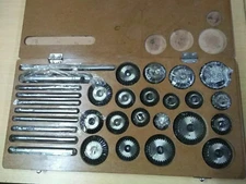 VALVE SEAT & FACE CUTTER SET OF 20 PCs FOR AUTOMOTIVE INDUSTRIES (WOODEN BOX)