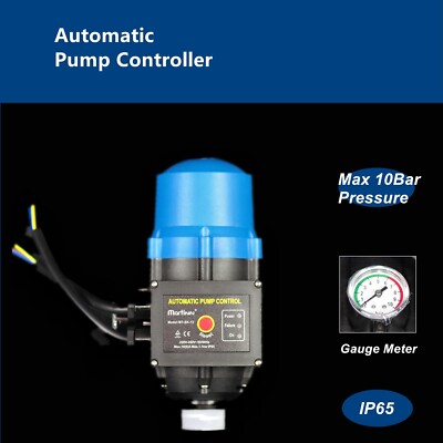 AUTOMATIC WATER PUMP CONTROLLER PRESSURE SWITCH ELECTRIC ELECTRONIC ...
