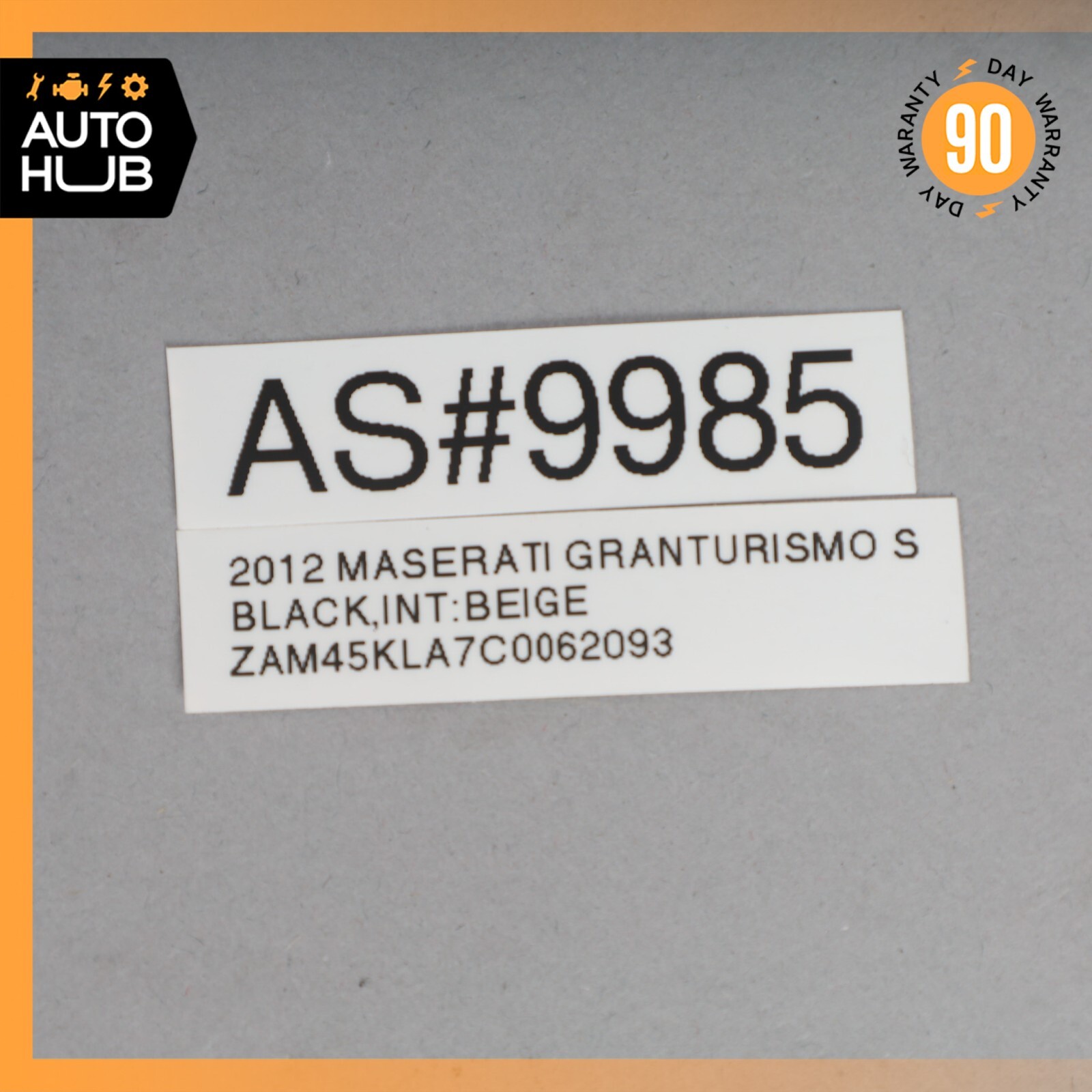 08-19 Maserati GranTurismo M145 Door Sound Speaker 50500509 OEM