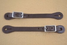 Kids Spur Straps - 1/2" - Burgundy - 1 Pair E516 