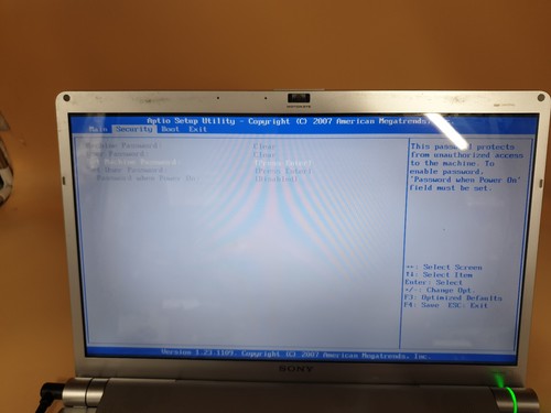 Sony Vaio VGN-FW21L 16,4" C2D T5800 2,0GHZ 3GB RAM HD 3470,BIOS BOOT,SL26 - Bild 5 von 7