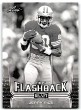 2020 LEAF DRAFT JERRY RICE MISSISSIPPI VALLEY STATE DELTA DEVILS #99