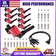High Performance Ignition Coil Spark Plug Wires For 03-05 Dodge Ram 5.7l Uf378