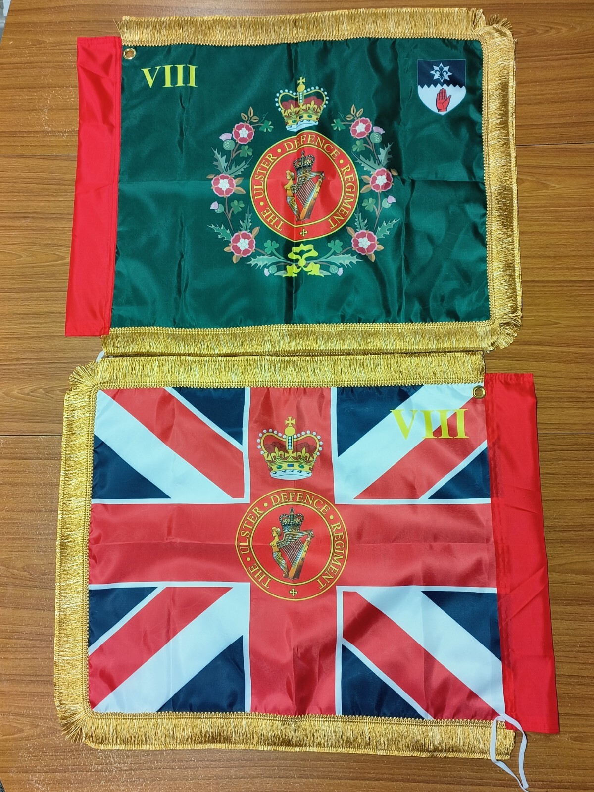 Ulster defence regiment miniature UDR 8th Tyrone colours Flags eBay