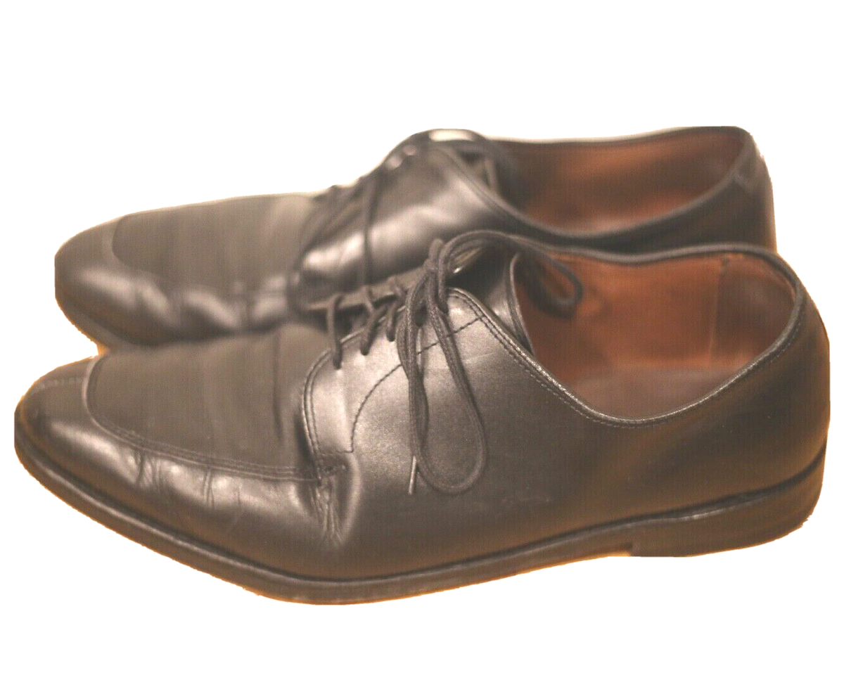 Allen Edmonds Delray Men\'s 12 A Black Split-Toe Derby Dress Shoes Mens Allen Edmonds Delray Split-toe Derby Black Leather  main image 4