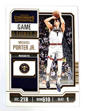 2023-24 Panini Contenders Michael Porter Jr. Bronze Game Ticket Denver #28