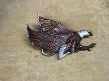 Vintage 1979 Eagle Belt Buckle Great American Chicago Buckle Co .. B-06 