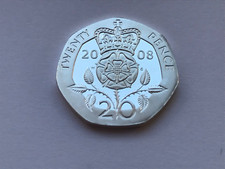 ~Simply-Coins~ 2008 SILVER PROOF BRITANNIA TWENTY 20 PENCE COIN