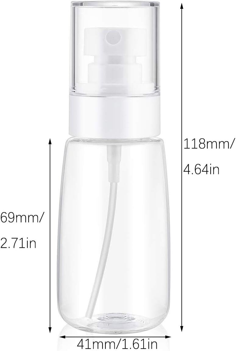 TOSERSPBE Spray Water Bottle Hair Mister, Fine Mist Stylist Sprayers 360 Empty S